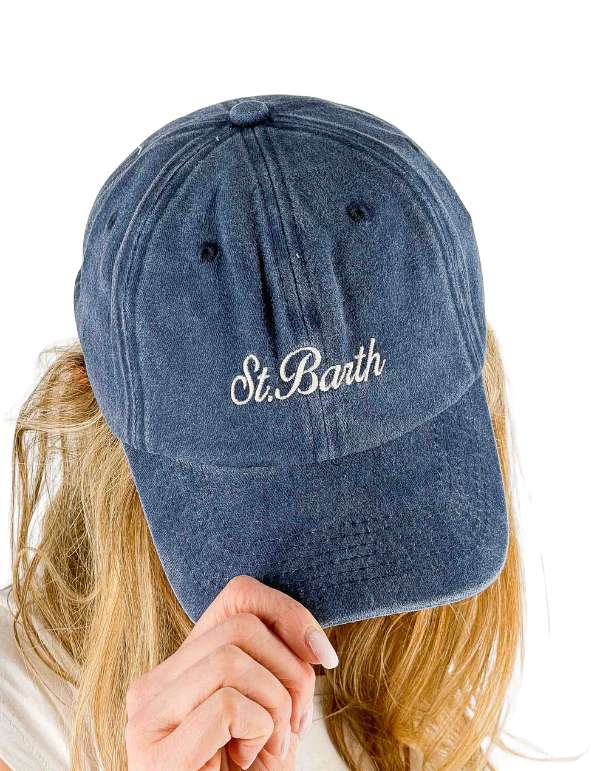 MC2 Saint Barth Cappello Davis N Denim Sb 61 Emb – vista principale – Master SKU MC2_DAS0004_02963L