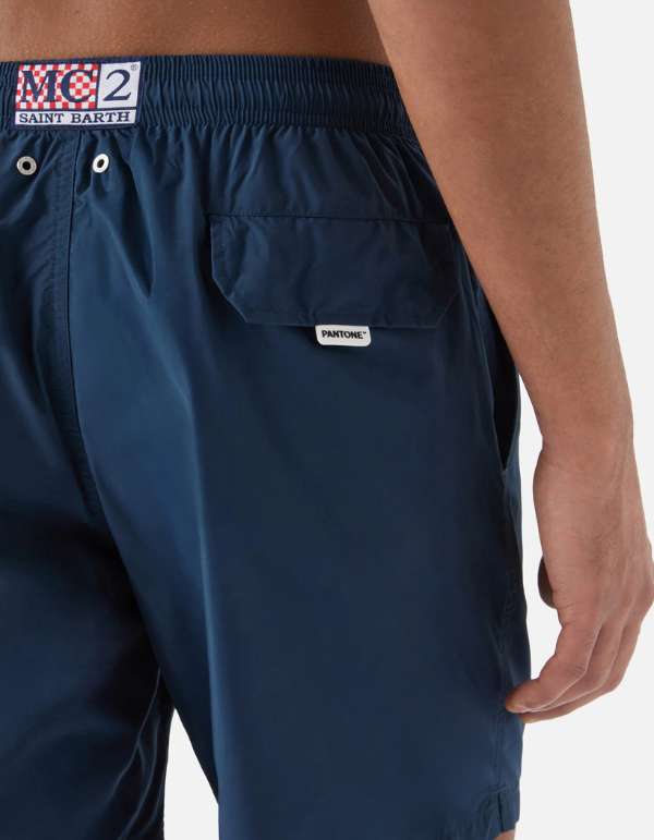 MC2 Saint Barth Costume Mare Uomo Pantone Lighting Pantone 61 Blue Navy Pnt L – dettaglio prodotto 4 – Master SKU MC2_LIG0004_01676L