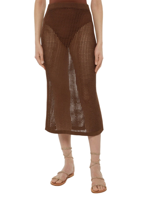 MC2 Saint Barth Gonna Darline Mesh 18 Brown – vista principale – Master SKU MC2_DRL0001_08844L