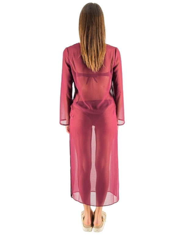 MC2 Saint Barth Long Caftano Aghata Plate Georgette 45 – dettaglio prodotto 3 – Master SKU MC2_AGH0002_08666L