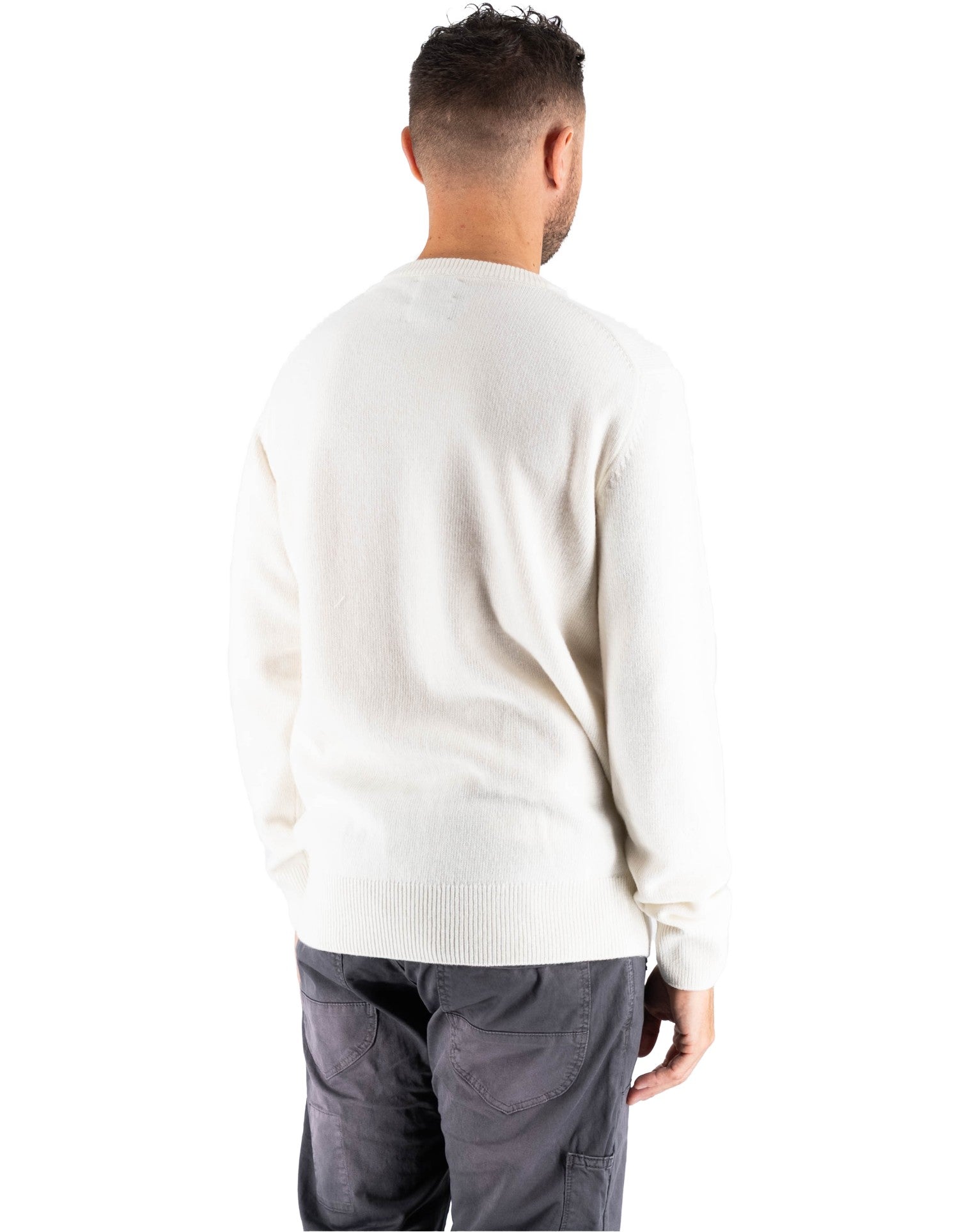 MC2 Saint Barth Maglia Heron Vacanze di Natale Panna – dettaglio prodotto 2 – Master SKU MC2_HER0001_02226I