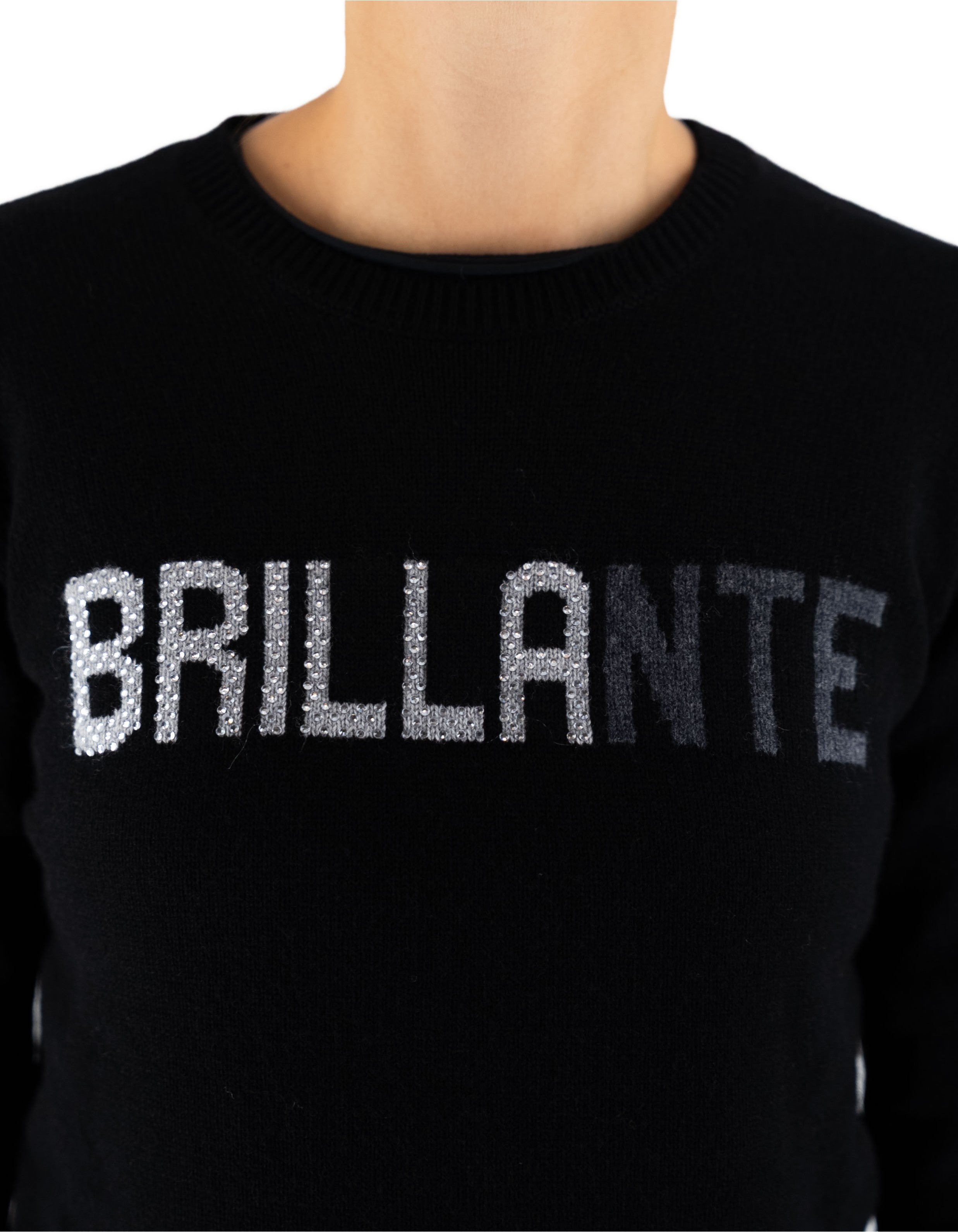 MC2 Saint Barth Maglia New queen Brillante Strass – vista principale – Master SKU MC2_QUE0010_00471I