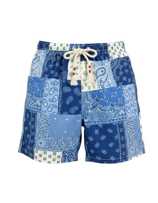 MC2 Saint Barth Pantaloncini Mare Coulisse Caprese Foulard Patch 6133 – dettaglio prodotto 2 – Master SKU MC2_CAP0001_02214L