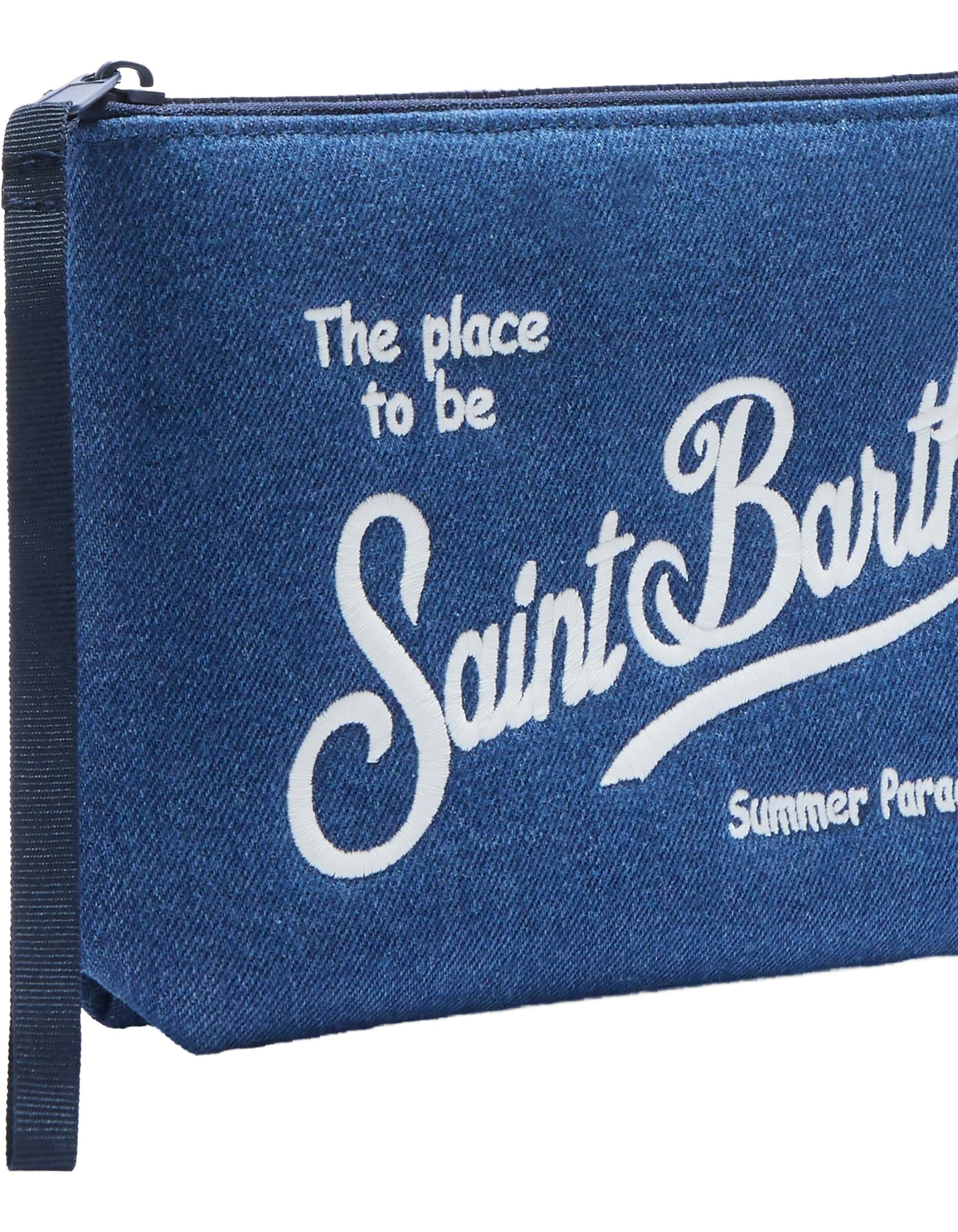 MC2 Saint Barth Pochette Aline Denim Emb – dettaglio prodotto 2 – Master SKU MC2_ALI0007_00436L