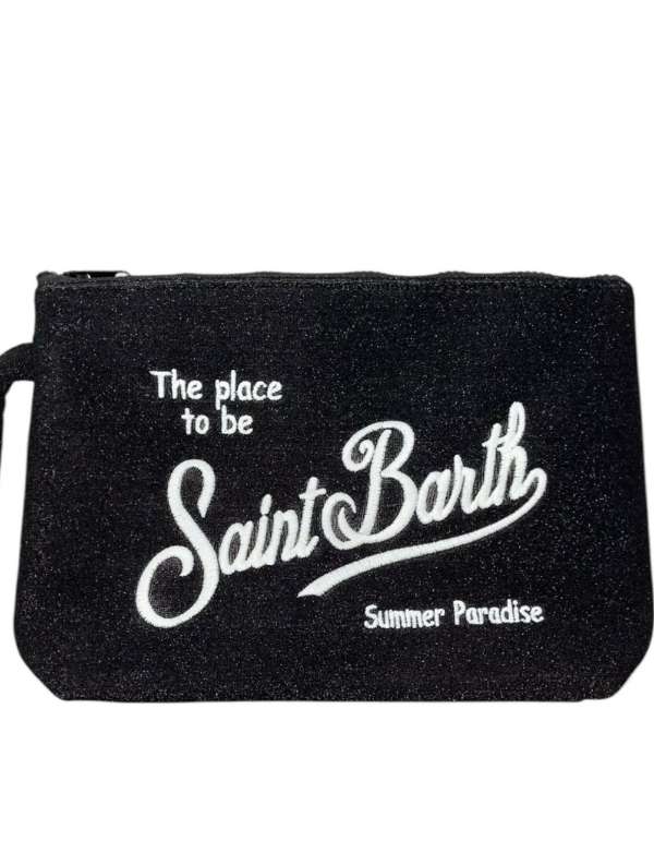 MC2 Saint Barth Pochette Aline Large Lurex Nero 00ar Emb – vista principale – Master SKU MC2_ALI0018_02999L