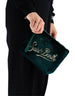 MC2 Saint Barth Pochette Aline Velluto Verde – vista principale – Master SKU MC2_ALI0014_01670I