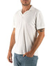 MC2 Saint Barth Polo Uomo Bianca in Piquet Charles con Ricamo Manica – vista principale – Master SKU MC2_CHS0001_00123L