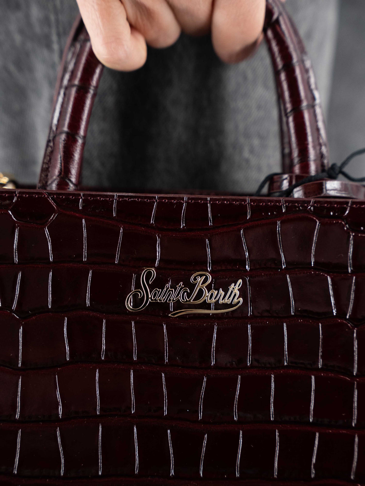 MC2 Saint Barth Shop Bag Midi Stampa Cocco Bordeaux – dettaglio prodotto 3 – Master SKU MC2_SHBM0001_00510I