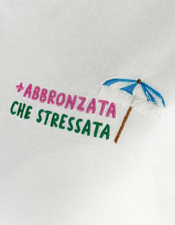 MC2 Saint Barth T-Shirt Emilie Abbronzata Stressata 01n Emb – dettaglio prodotto 2 – Master SKU MC2_EMI0001_01220L