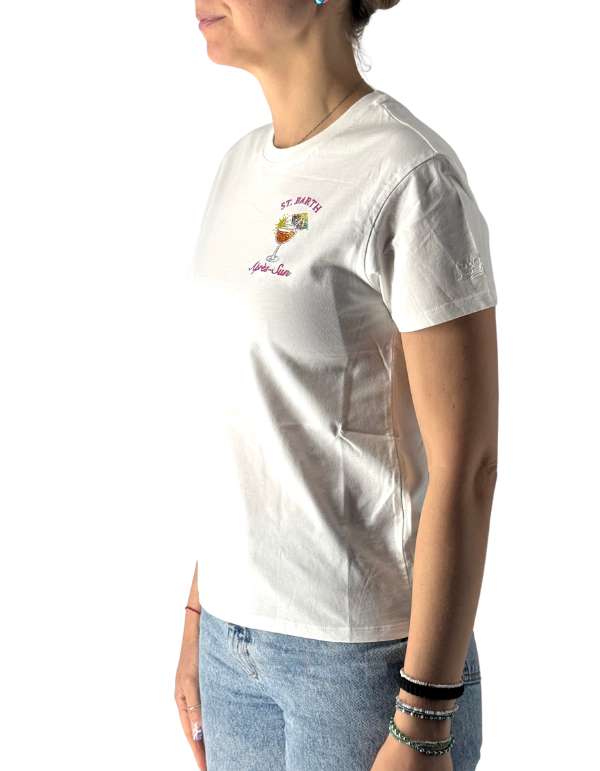 MC2 Saint Barth T-Shirt Emilie Apres Sun 01n Strass Emb – dettaglio prodotto 4 – Master SKU MC2_EMI0001_08571L