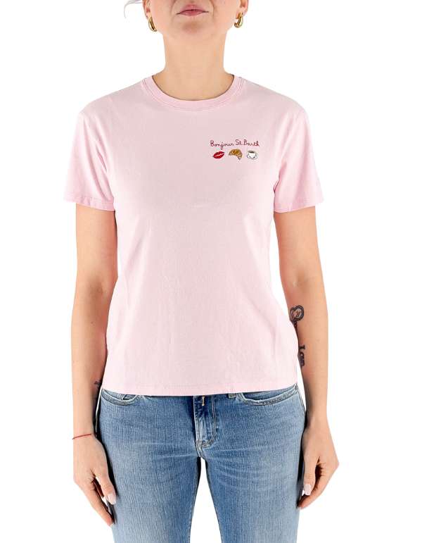 MC2 Saint Barth T-Shirt Emilie Bonjour Sb 20 Emb – dettaglio prodotto 4 – Master SKU MC2_EMI0001_09751L