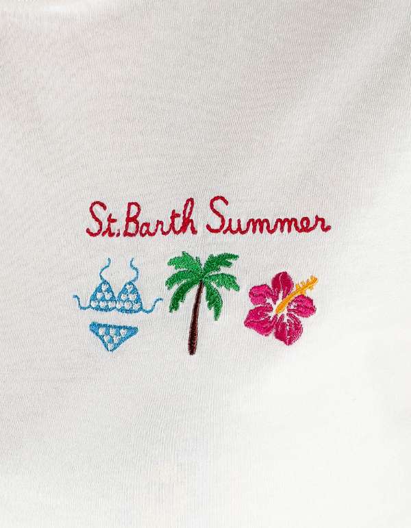 MC2 Saint Barth T-Shirt Emilie Sb Summer 01n Emb – dettaglio prodotto 2 – Master SKU MC2_EMI0001_09769L