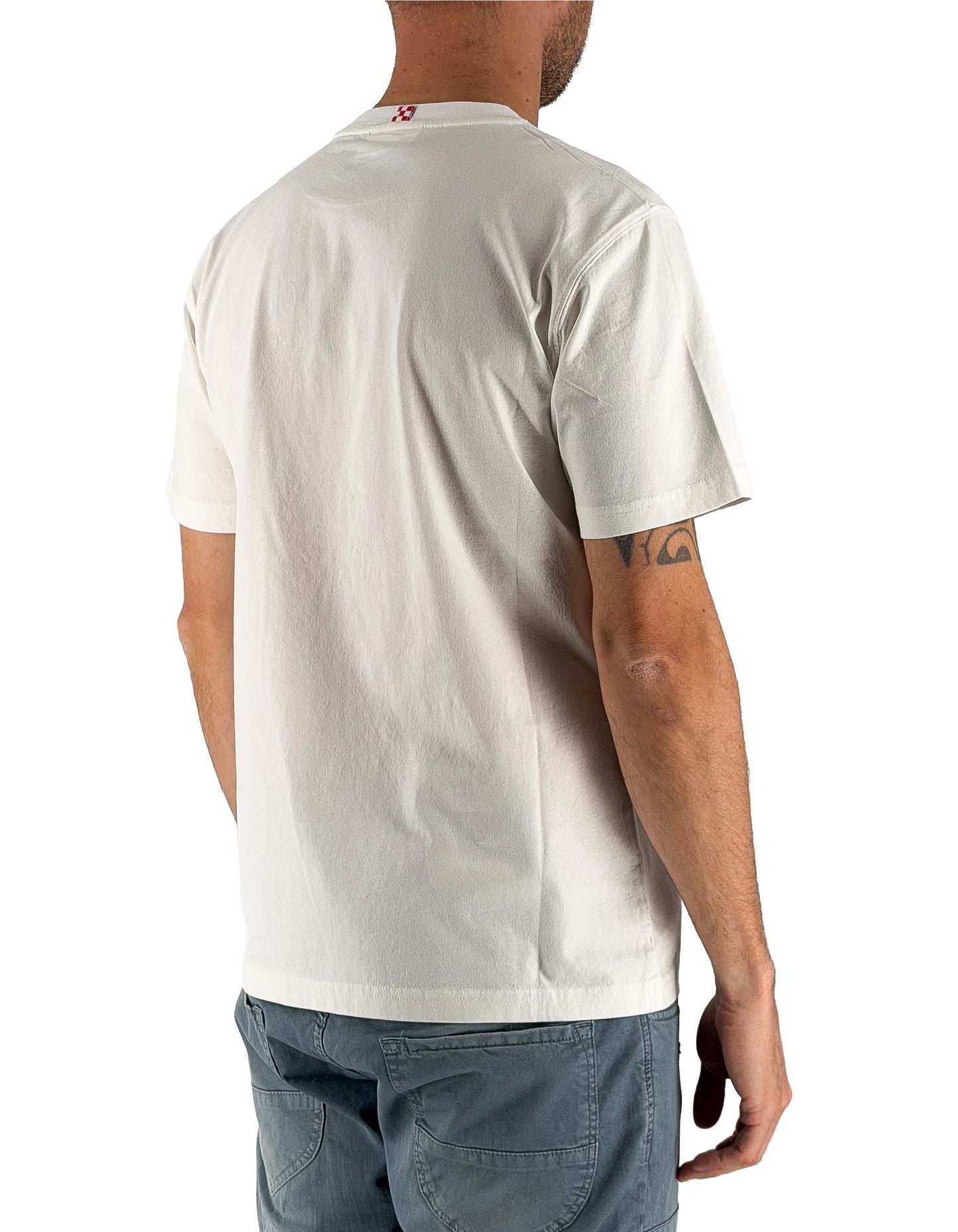 MC2 Saint Barth T-shirt Uomo Girocollo Con Ricamo Gin Tonic – dettaglio prodotto 3 – Master SKU MC2_POT0001_02489L