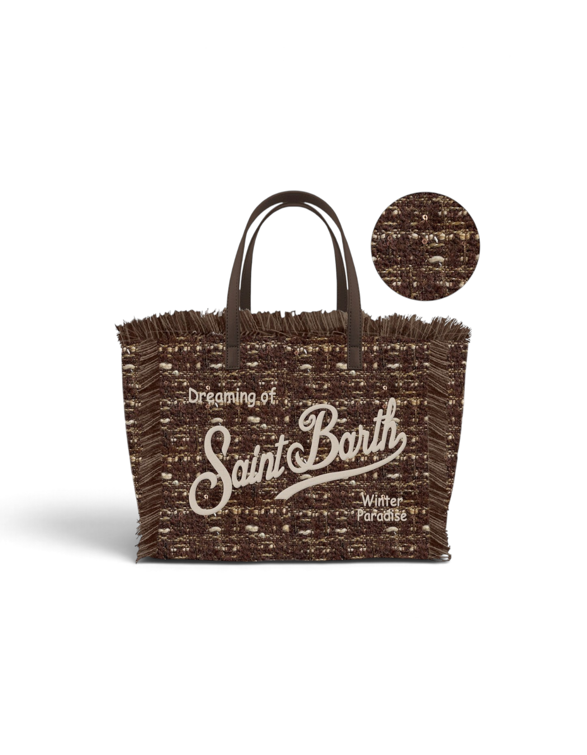 Borsa Vanity Mini Tweed N 1811 MC2 Saint Barth - fronte