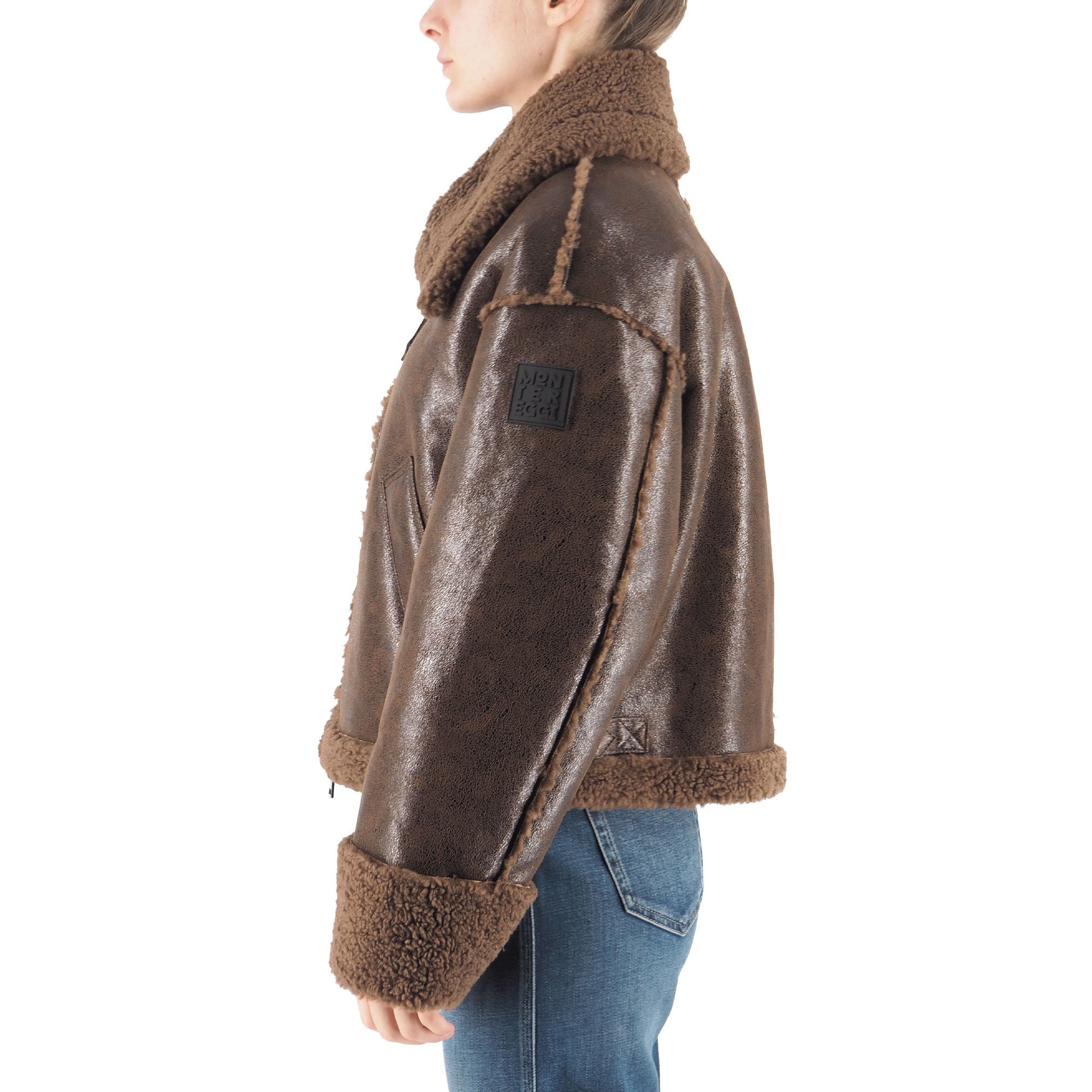 Montereggi Giacca In Shearling Tabacco – dettaglio prodotto 4 – Master SKU MTR_FW47550 993 DOUBLE 38