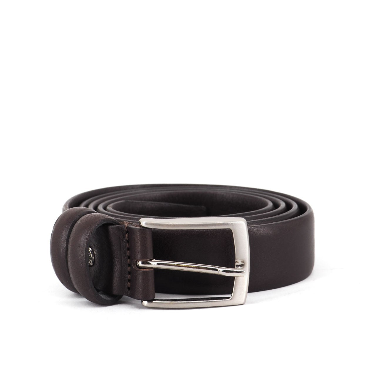 Morado Cintura In Pelle, Marrone – vista principale – Master SKU MOR_BASIC MAR
