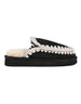 Mou Eskimo Slipper Black White – vista principale – Master SKU MOU_MUFW101125A_BKWHI