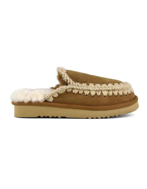 Mou Eskimo Slipper Cognac – vista principale – Master SKU MOU_MUFW101125A_COG