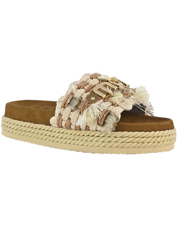 Mou Monoband Rope Sandal Fringes, Beige – dettaglio prodotto 4 – Master SKU MOU_SW451008K/BEI