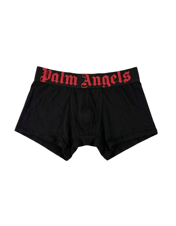 Palm Angels 2-Pack Boxer Nero Logo Rosso – vista principale – Master SKU PLA1UMBTR11BI-BLA