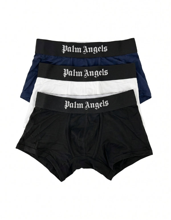 Palm Angels 3-Pack Boxer Bianco/Blu/Nero – vista principale – Master SKU PLA1UMBTR01TR-ASSOCO