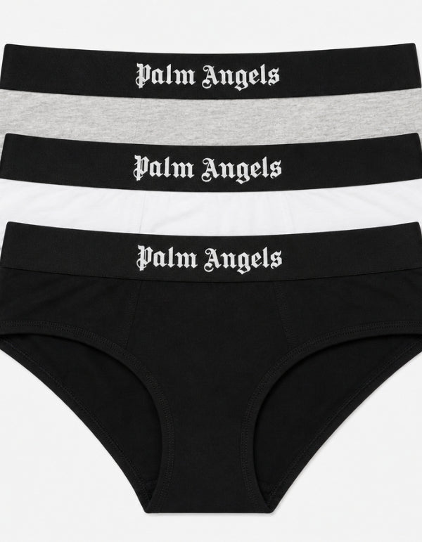 Palm Angels Covering Fit Brief Tri-Pack Multicolore – vista principale – Master SKU PLA1UWBT03TR-ASS
