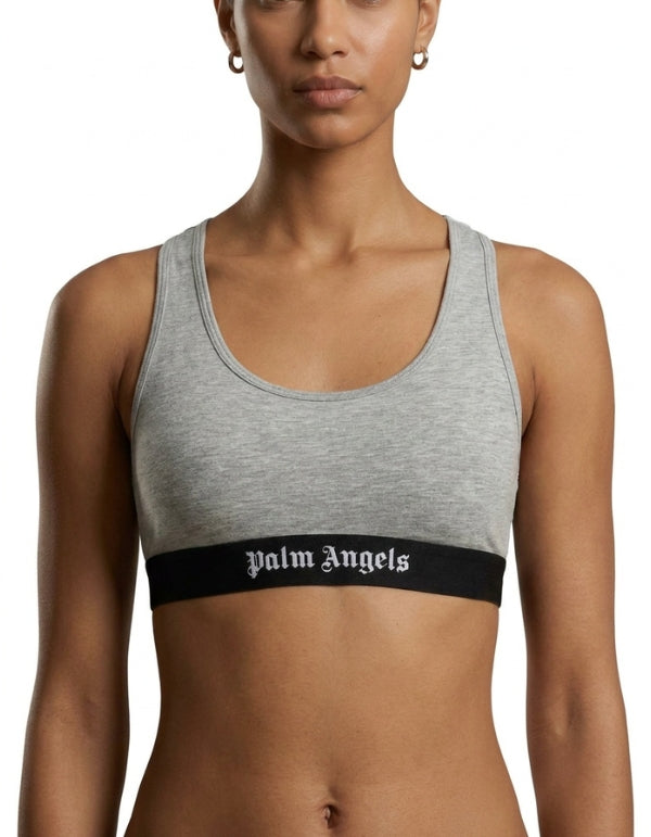 Palm Angels Un-Padded Bra Single Pack Grey – vista principale – Master SKU PLA1UWTP04SI-GRE