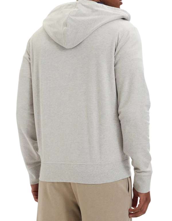 Polo Ralph Lauren Felpa Full Zip Con Cappuccio Micro Logo Grigio – dettaglio prodotto 3 – Master SKU RLU_714962527009_GRIGIO