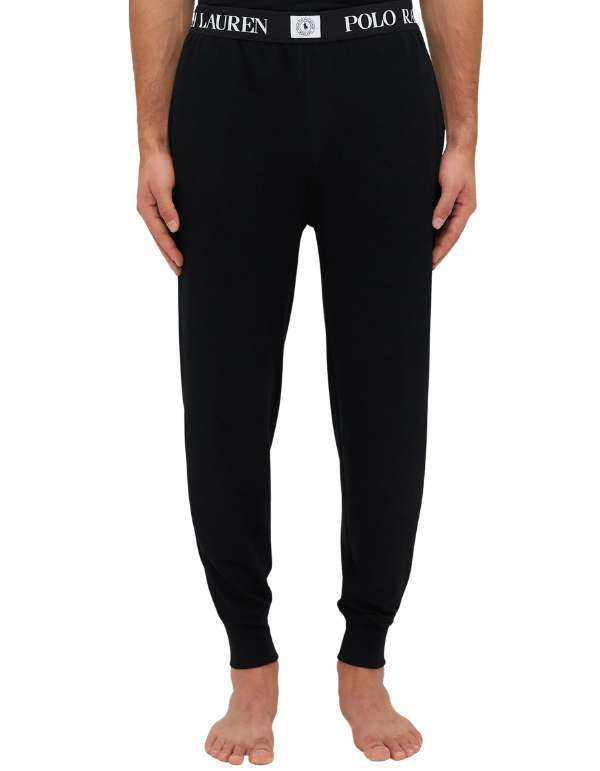 Polo Ralph Lauren Pantalone Jogger In Felpa Leggera Con Elastico Logato Nero – dettaglio prodotto 3 – Master SKU RLU_714962529012_NERO