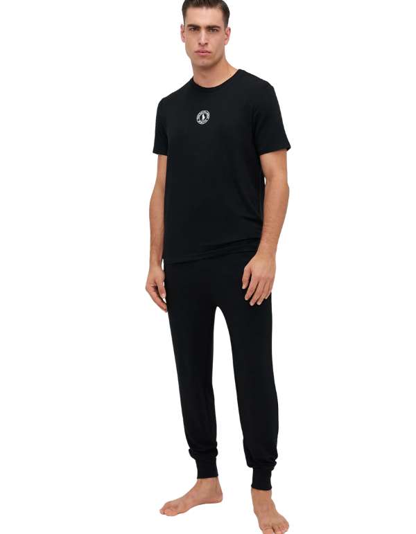 Polo Ralph Lauren Pantalone Jogger In Felpa Leggera Con Elastico Logato Nero – dettaglio prodotto 4 – Master SKU RLU_714962529012_NERO
