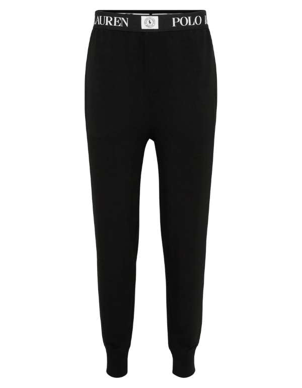 Polo Ralph Lauren Pantalone Jogger In Felpa Leggera Con Elastico Logato Nero – dettaglio prodotto 5 – Master SKU RLU_714962529012_NERO