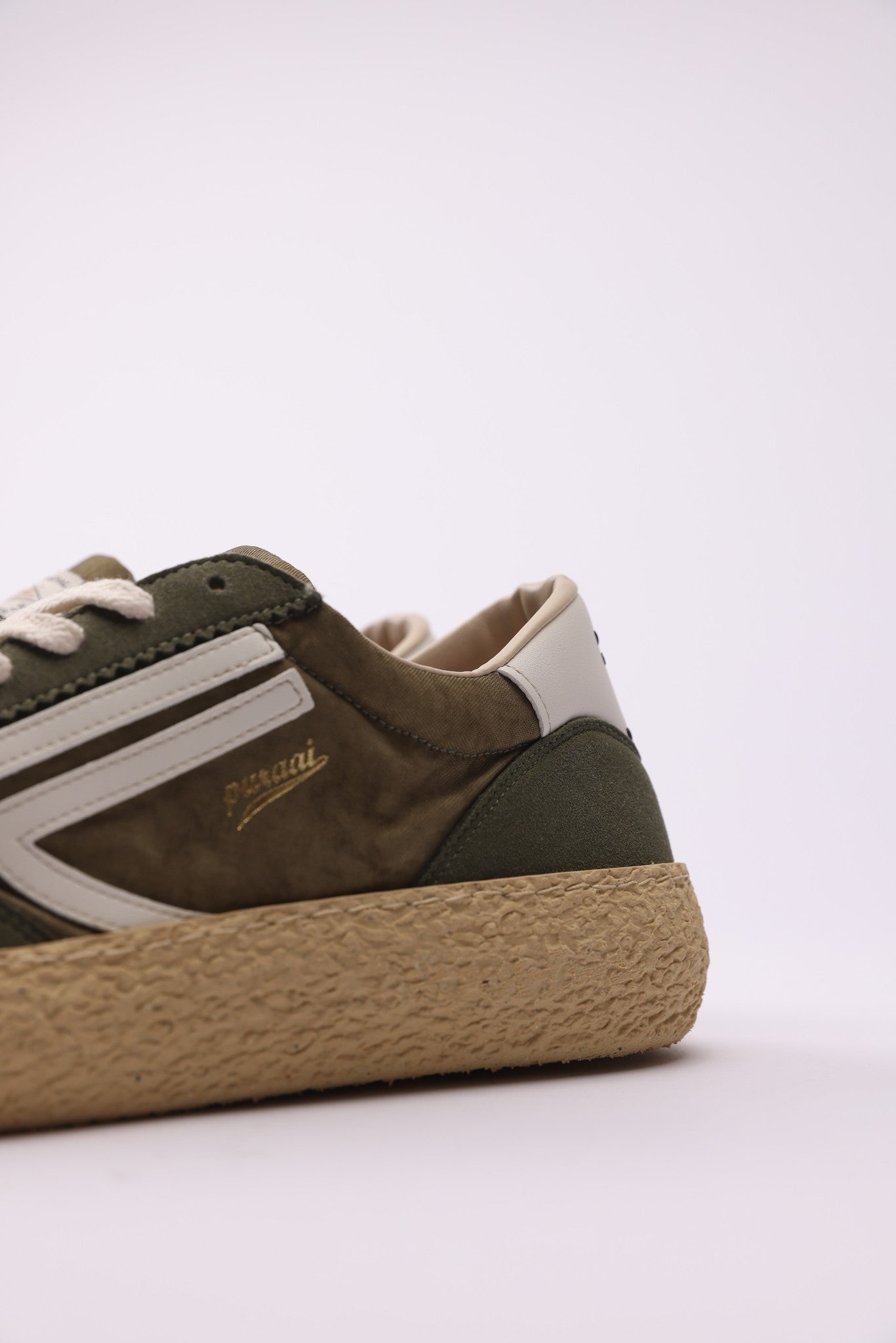 Puraai Sneaker 1.01 Vintage Alga – dettaglio prodotto 2 – Master SKU PUI_101_VINTAGE_ALGA
