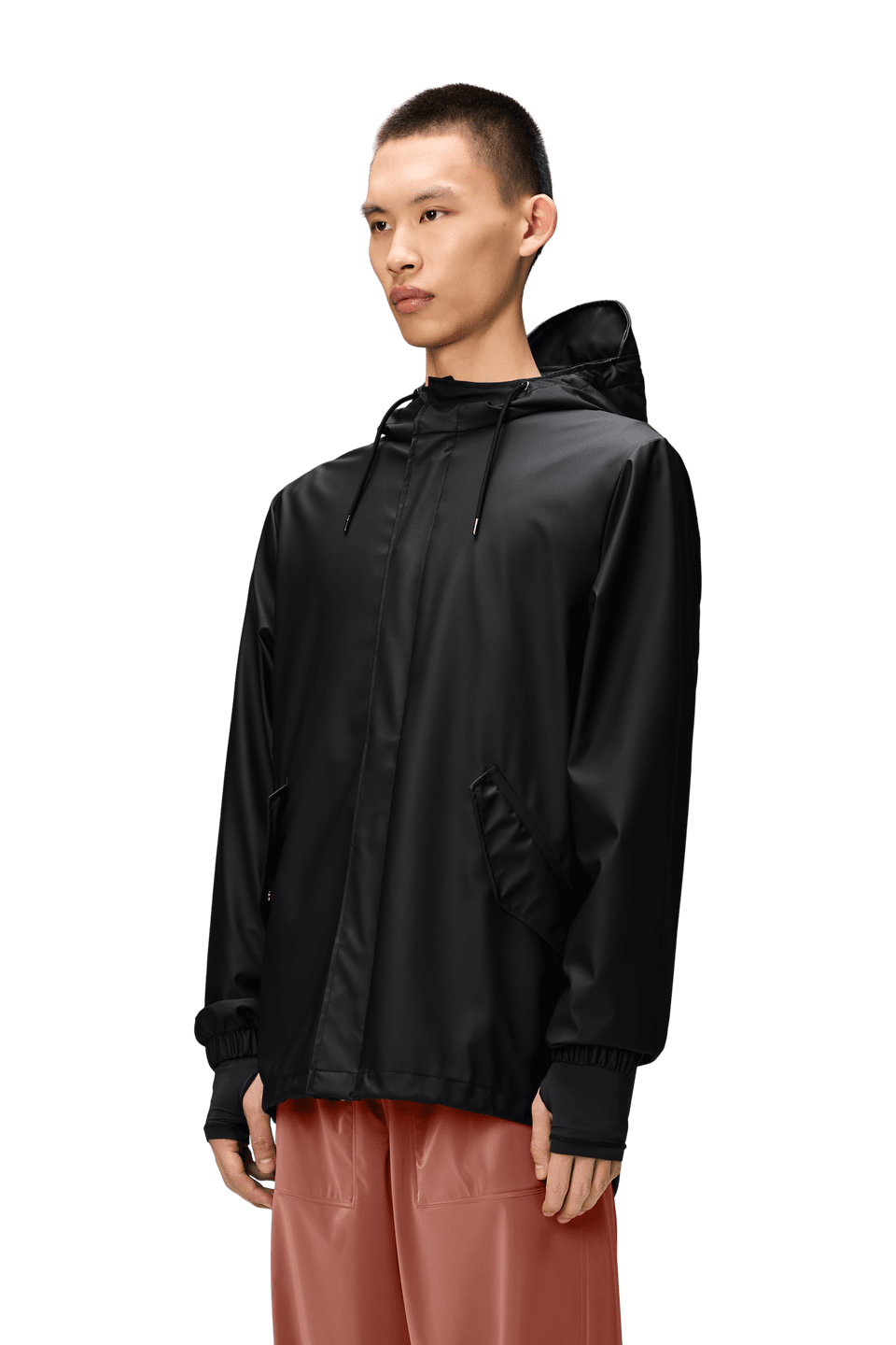 Rains Fishtail Jacket Black – dettaglio prodotto 4 – Master SKU RNS_18010_BLACK