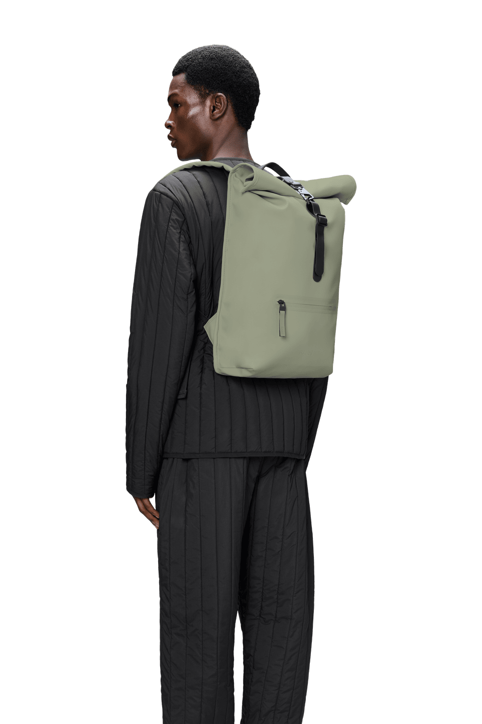 Rains Rolltop Rucksack W3 Drift – vista principale – Master SKU RNS_13320_DRIFT