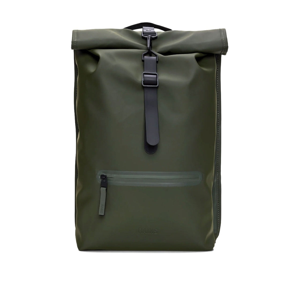 Rains Rolltop Rucksack W3 Green – dettaglio prodotto 3 – Master SKU RNS_13320_GREEN