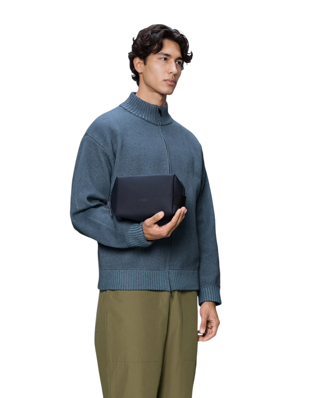 Rains Wash Bag Small Navy - immagine 2