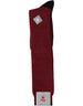 Red Sox Calza Lunga Uomo Jacquard Zig Zag Con Cashmere Nero – vista principale – Master SKU RSX_64228G_V0021_-_NERO