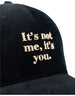 Red Sox Cappello In Velluto Ricamo It's You nero – vista principale – Master SKU RSX_RF30055_V5266_-_ITS_YOU_NERO