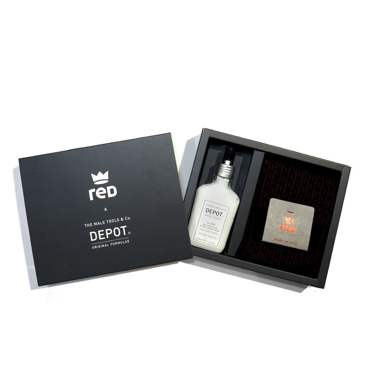 Red Sox Kit Red x Depot Calza + Aftershave – vista principale – Master SKU RED_64084KIT V2394