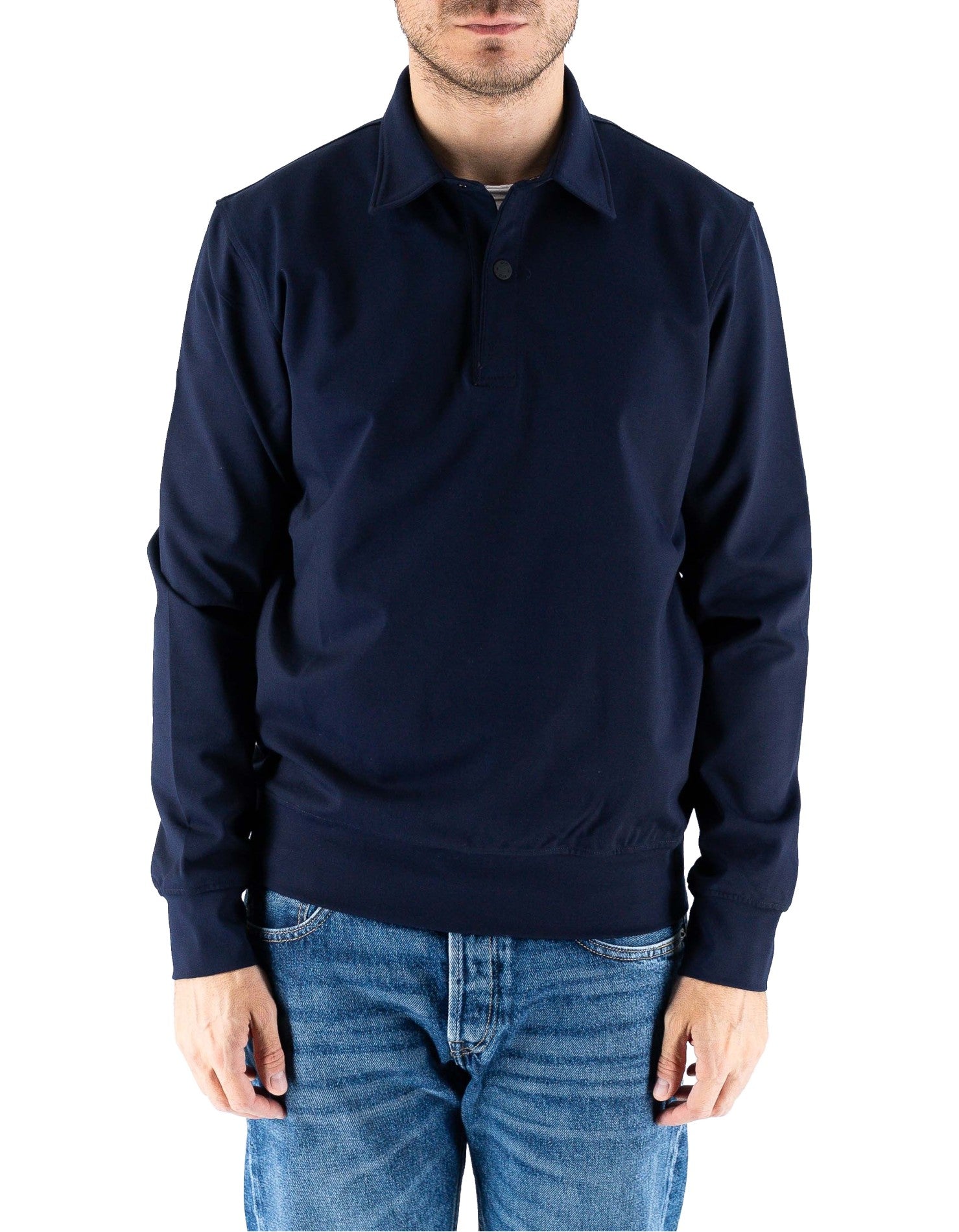 Red Sox Polo Uomo Tinta Unita Blu – dettaglio prodotto 3 – Master SKU RSX_RF25003_V0058_-_BLU