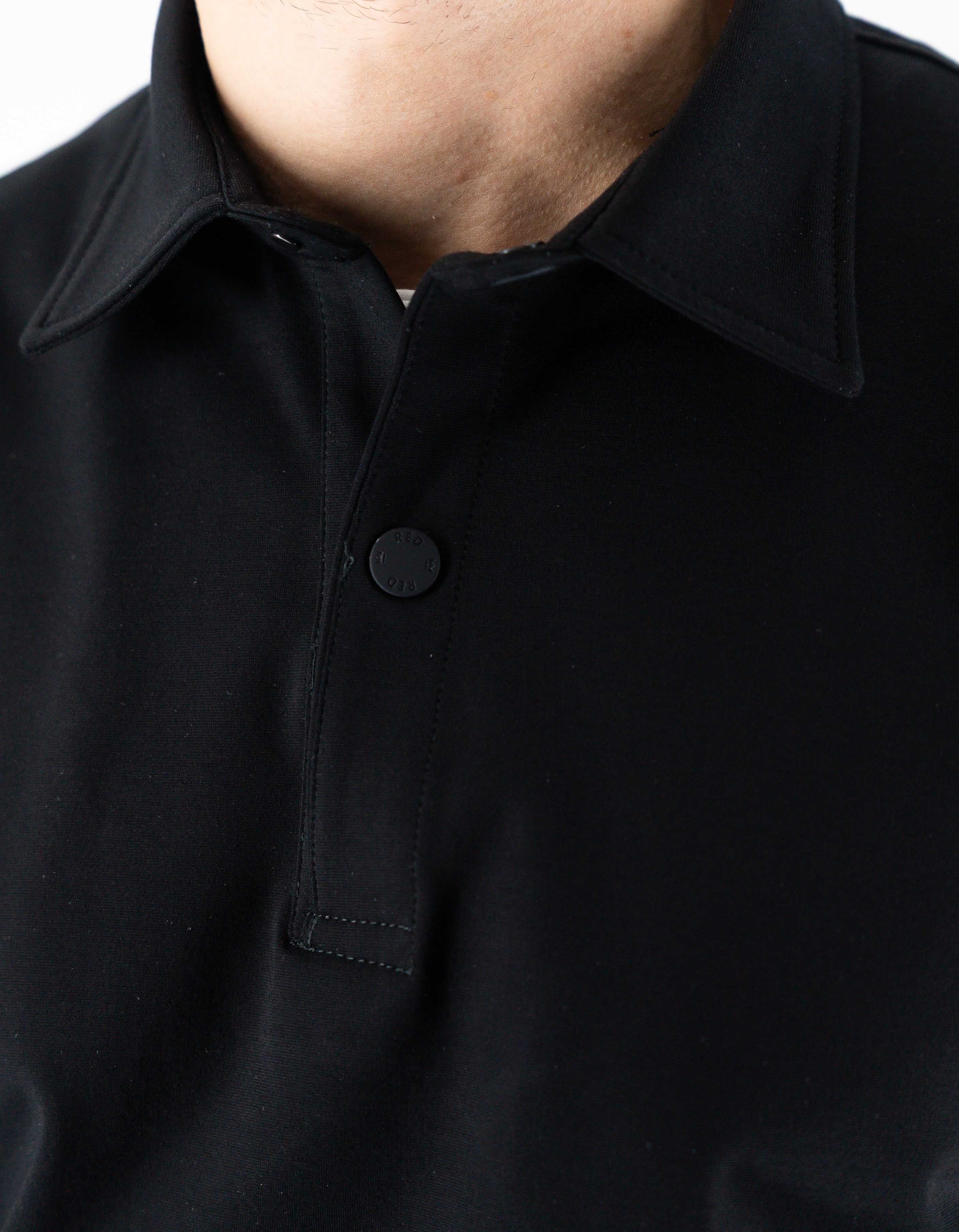 Red Sox Polo Uomo Tinta Unita Nero – dettaglio prodotto 2 – Master SKU RSX_RF25003_V0021_-_NERO