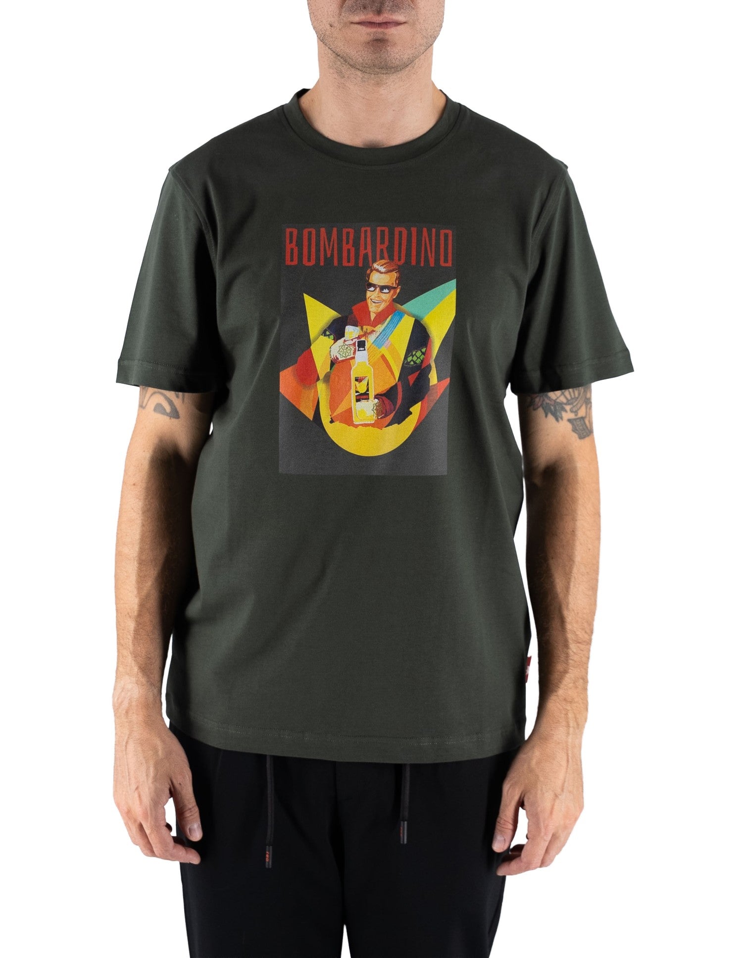 Red Sox T-shirt Uomo Bombardino Verde Militare – dettaglio prodotto 4 – Master SKU RSX_RF20067_V5028_-_VERDE_MILIT