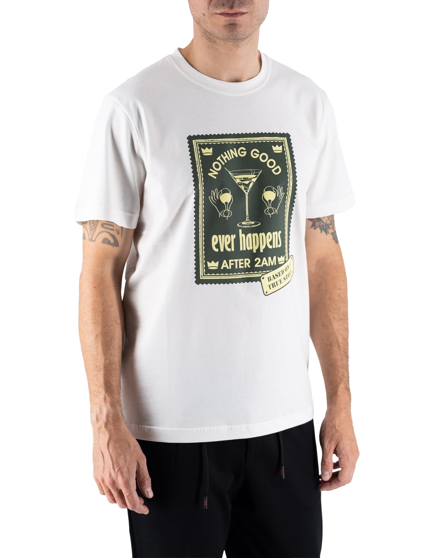 Red Sox T-shirt Uomo Nothing Good Off-white – dettaglio prodotto 2 – Master SKU RSX_RF20068_V5235_-_OFF-WHITE