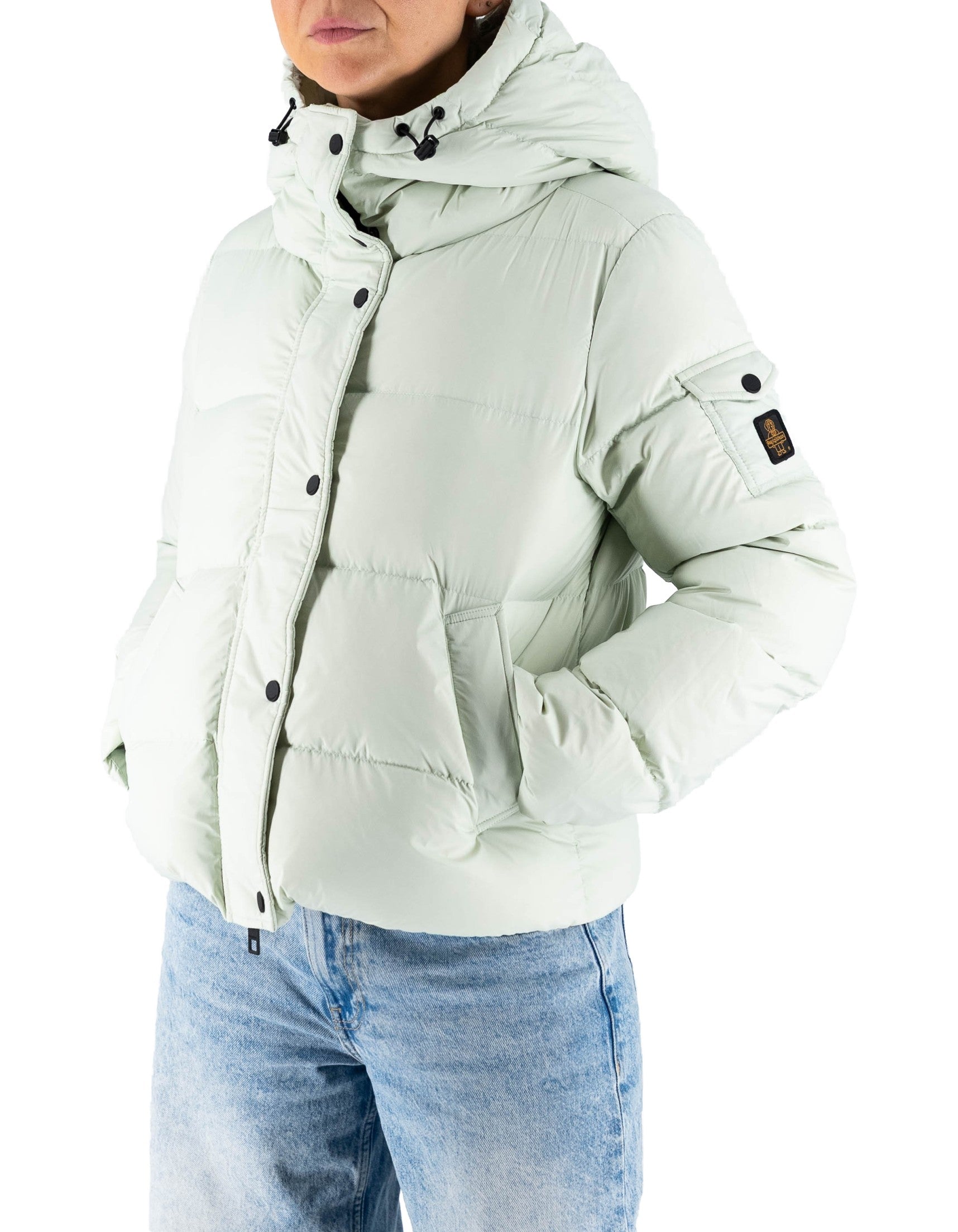 Refrigiwear Braffy Jacket Green Lily – vista principale – Master SKU RFR_W53800_NY2303_E06107