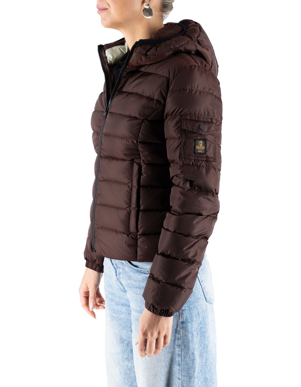 Refrigiwear Lady Hunter Jacket Coffee – dettaglio prodotto 4 – Master SKU RFR_W12708_NY0185_H01419