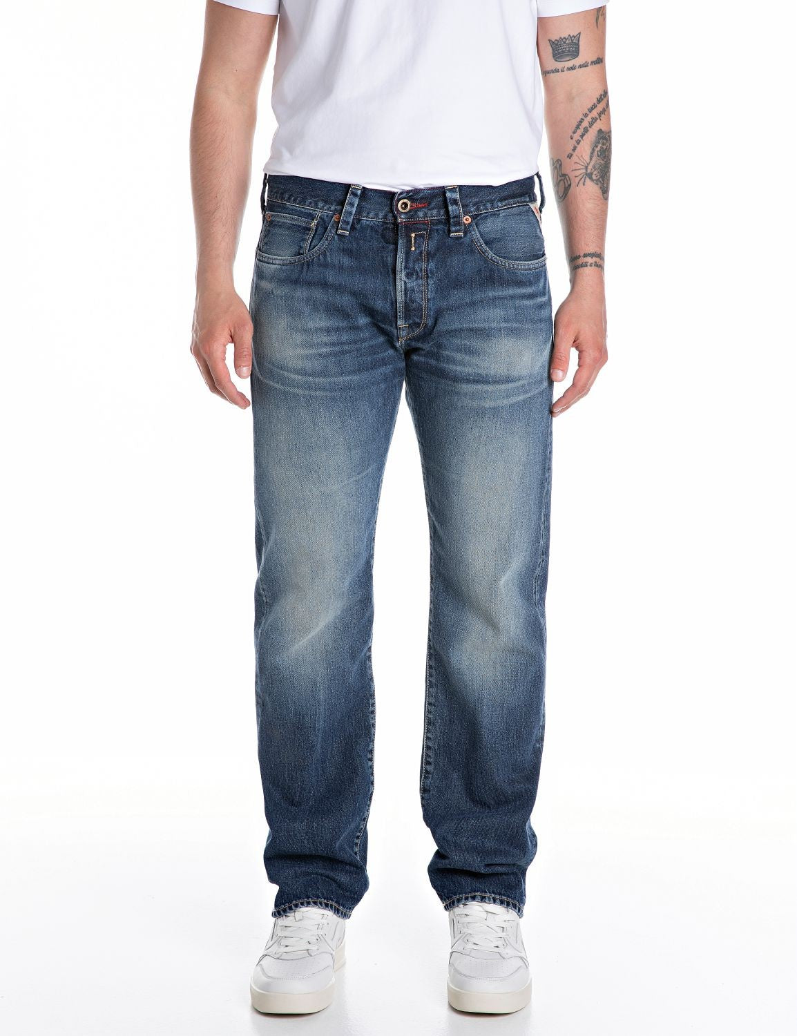 Replay Jeans Deryck Dark Blue – vista principale – Master SKU RPY_M1039R000814_836_007