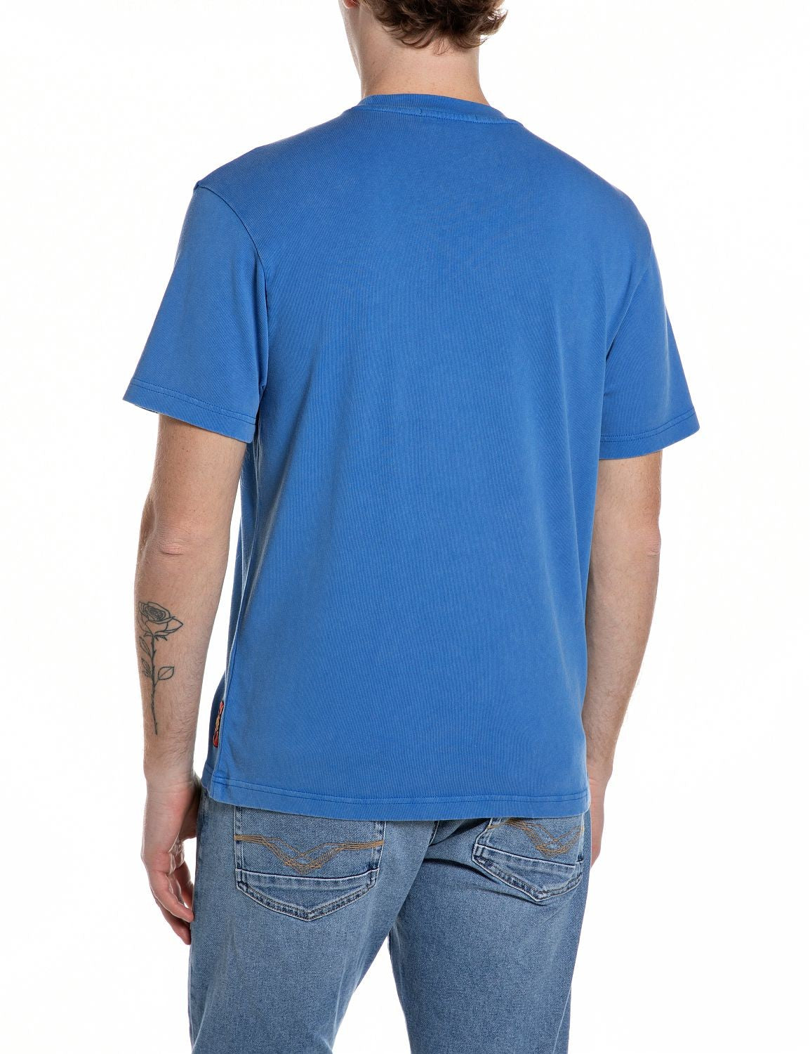 Replay T-shirt Uomo Cotone Girocollo Stampa Surf Effetto Marmorizzato – dettaglio prodotto 2 – Master SKU RPY_M3513_00023792M_279