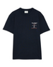 Roy Roger's Workwear T-shirt Heavy Jersey Blu Navy - vista frontale