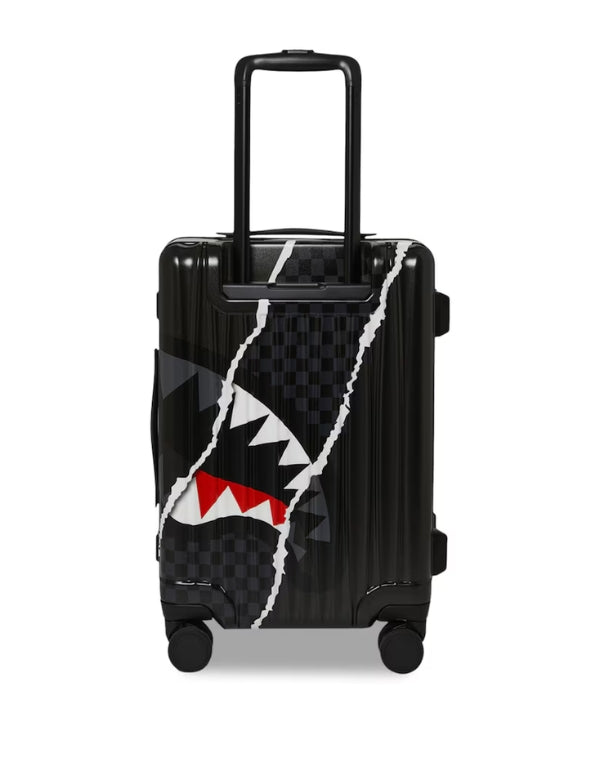 Sprayground Center Rip Revealing Gray Check Carry-On Luggage – dettaglio prodotto 2 – Master SKU SPR_910CL323NSZ