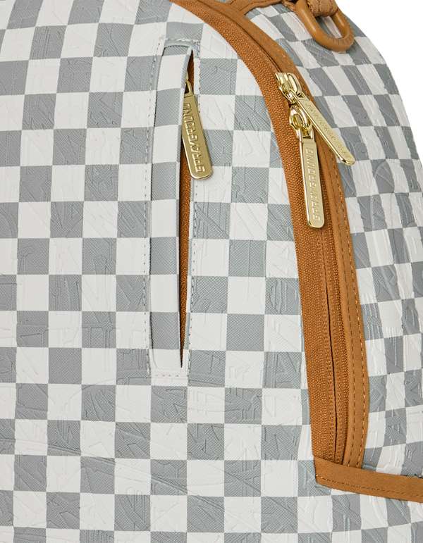 Sprayground Graff Embossed Cream Check Dlxsv Backpack – dettaglio prodotto 4 – Master SKU SPR_910B8848NSZ